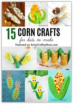 corn crafts for kids to make