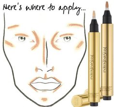 Touche Eclat is a highlighting and illuminating pen that will brighten your complexionTouche Eclat is NOT A ConcealerHow to use this Product. Apply Highlighter, Ysl Touche Eclat, Wayne Goss, Ysl Makeup, Yves Saint Laurent Makeup, Instant Face Lift, Touche Eclat, Eyeshadow Base