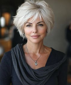 As we age, our hair needs often change, and finding the perfect hairstyle can feel like a challenge. However, short hairstyles for women over 50 offer a versatile and stylish solution, whether you’re looking to Hair Pic, Highlight Bob, Growing Out Hair, Short Spiky Haircuts, Cascade Necklace, Wavy Lob, Layered Bob Haircuts, Shorter Hair, Perfect Hairstyle