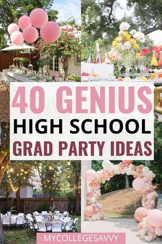 the best high school graduation party ideas