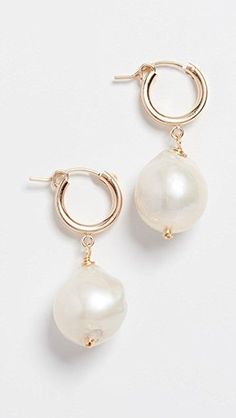 Back To Basics Huggie Earrings | #earrings | #earringsideas | Huggie Earrings Gold, Grandma Fashion, Best Mothers Day Gifts, Earring Trends, Chic Gifts, Back To Basics, Huggie Earrings, Freshwater Cultured Pearls, Accessories Jewelry Earrings