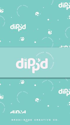 the dipd logo is displayed on a blue background with white dots and circles around it