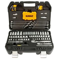 a tool kit with tools in it