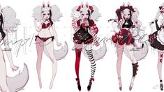 Cybergoth Anime, Anime Animals, Fashion Design Drawings, Character Design References, Drawing Poses, Character Outfits, Art Reference Photos