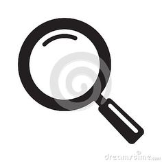 a magnifying glass icon