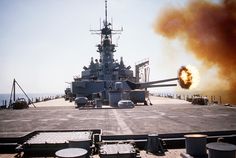 USS WISCONSIN (BB 64) February 1991 Operation Desert Shield, Persian Gulf, Space Battleship, Desert Storm