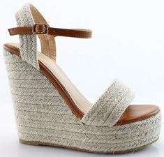 Color-Tan Ankle Strap Espadrille Wedge Wedge Height is 5 1/2 inches Tan Espadrilles, Womens Espadrilles Wedges, Espadrille Wedge, San Pedro, Wedge Espadrille, Espadrilles Wedges, Pop Up Shop, Loafers For Women, Big Size