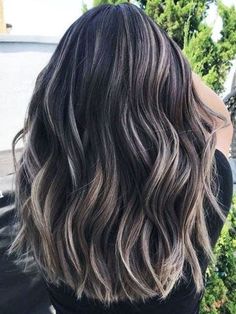 Ash Hair Color, Brunette Hair With Highlights, Dark Hair With Highlights, Brown Hair Balayage, Light Hair Color, Hair Dye Colors, Hair Color Balayage, Hair Inspiration Color