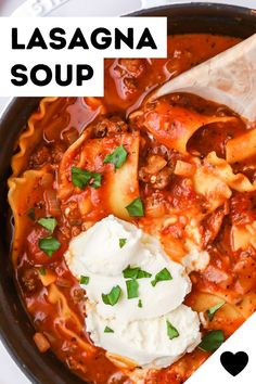 lasagna soup One Pot Soup, Easy Lasagna Soup, Lasagna Soup Recipe, Lasagna Ingredients, Traditional Lasagna, Stove Top Recipes, Lasagna Soup, Easy Family Dinners, Dinner Idea