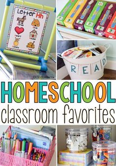 the back to school classroom favorites are organized and ready for students to use them