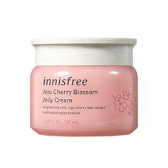 Innisfree Jeju Cherry Blossom Jelly Cream 50ml: Hydrating and Brightening Cream at Atelier de Glow Cherry Blossom Jelly, Innisfree Jeju Cherry Blossom, Jeju Cherry Blossom, Skincare Wishlist, Cherry Leaf, Fungal Acne, Jelly Cream, Face Skincare, Natural Hair Mask