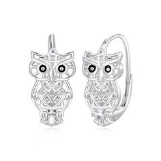 PRICES MAY VARY. ❤ Owl Earring Design ❤ Owl is a symbol of "wisdom, nobility, and courage," representing freedom, dreams, magic, darkness, insight into hidden things, and transformation. Wearing this elegant, charming, and classic Celtic knot owl earring can help you regain confidence and independence. ❤ Owl Jewelry Size ❤ 16mm/0.63 inches. Perfectly sized, it's discreet yet stylish and comfortable, making it suitable for most women and suitable for everyday wear. Light weight and easy to put on Regain Confidence, Owl Box, Women Birthday Gifts, Celtic Knot Earrings, Clean Sterling Silver, Owl Earrings, Irish Celtic, Owl Jewelry, Owl Lovers