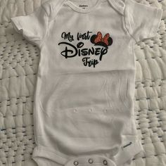 Brand New, Never Used Disney Baby Onesies Cricut, Baby Onesies Cricut, Disney Baby Onesies, Disney Onesie, Baby Disney, Onesies, Baby Onesies, Color White, Cricut