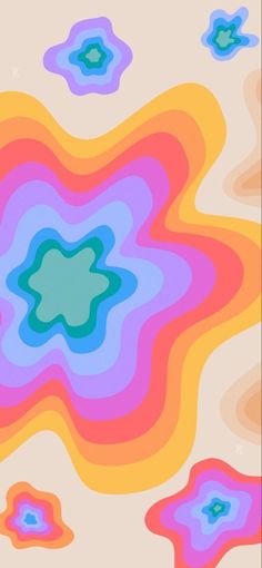 an abstract background with different colors and shapes