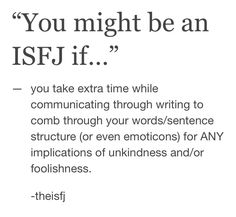 Isfj Defender, Defender Personality, Extroverted Feeling, Isfj Things, Introverted Sensing, Meyers Briggs, Writing Essays, I'm Sensitive