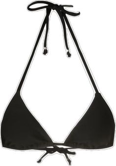 Black Triangle Swimwear For Pool, Black Triangle Swimwear For Poolside, Chic Black Adjustable Swimwear, Chic Adjustable Black Swimwear, Elegant Black Halter Top For Beach, Elegant Black Halter Top For Poolside, Black Triangle Top Halter For Sunbathing, Black Triangle Halter Top For Sunbathing, Adjustable Black Halter Top For Swimming