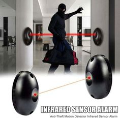 a person in a black outfit is walking through an open door with red lasers on it