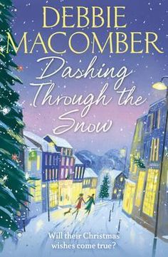 a book cover for dashing through the snow