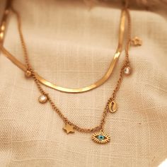 Details: Stainless steel. Water resistant. 2 in 1. Mia Necklace, Gold Pearl Bracelet, Memorial Weekend, Mini Necklace, Gold And Silver Rings, Earring Sale, Gold Pearl, Steel Water, Pearl Bracelet