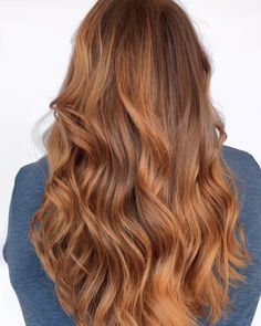 Copper Balayage On Dark Blonde Hair, Red Highlights In Medium Brown Hair, Light Brown Ginger Balayage, Fall Cooper Hair Color, Light Brown Red Hair Balayage, Light Brown Copper Balayage, Copper Highlights In Light Brown Hair, Fall Copper Balayage, Long Hair Copper Balayage