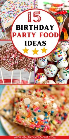 birthday party food ideas for kids and adults