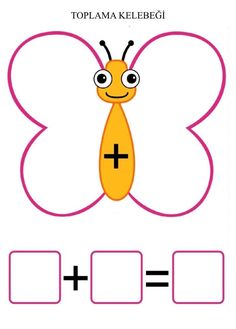 a butterfly with two equal numbers on it