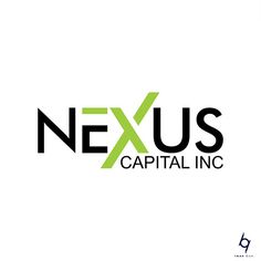 the logo for nexus capital inc, which has been designed to look like it is