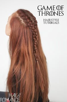 Medieval Hairstyles Braids, Game Of Thrones Inspired Hair, Hairstyles Game Of Thrones, Game Of Thrones Hair Tutorial