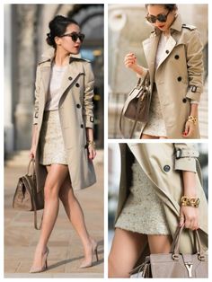 close ups on accessories.. or details in the clothing. I do kind of like the split screen too. Dress With Trench Coat Outfit, Trench Coats Women Outfit, Them Aesthetic, Aesthetic Photography Ideas, Pfp Blue, Mode Tips, Thanksgiving Fashion, Trench Coat Outfit, Split Screen