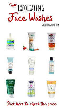 Take this Quiz to find out the Best Exfoliating Face wash or Cleansers Best Face Scrub Products, Good Exfoliator For Face, Exfoliate Face Products, Face Cleaning Routine, Face Wash For Dry Skin, Exfoliating Facial Scrub, Best Exfoliators, Lip Sticks, Dry Skincare