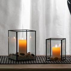 PRICES MAY VARY. 【Simple and Stylish Design】-The glass hurricane candle holder is made of black metal frame and transparent glass, the 【Sets of 2 Pieces, 1 Large + 1 Medium】-Including 2 sets glass candle holder, LARGE SIZE: 5.5 x 5.5 x 9 inches, MEDIUM SIZE: 4.7 x 4.7 x 7 inches. The combination of two sizes, a perfect match, suitable for candles of different sizes. 【Suitable for Multiple Occasions】-The glass candle holder can be used wedding, party or home decor. It fits best on electronic cand Black Candle Holder, Lantern Candle Holder, Black Candle Holders, Electronic Candles, Lantern Candle, Black Candle, Modern Candle Holders, Modern Candles, Large Candles