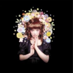 Sheena Ringo standing in front of some flowers while holding a pose possibly inspired by Björk’s debut Cd Store, Sheena Ringo, Shiina Ringo, Image Sequence, Cover Songs, Music Library, Album Design, Japanese Artists, Visual Kei