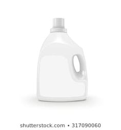 a white plastic bottle on a white background with the words shutterstock com 38108232