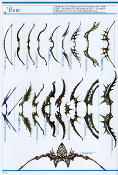 an image of various types of dragon wings