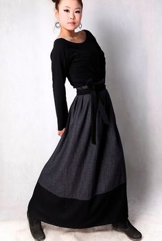 Wrap Skirt Fitted Black Wool Coat For Winter, Chic Long Black Wool Coat, Chic Black Long Sleeve Wool Coat, Chic Black Wool Coat, Elegant Black Long Sleeve Wool Coat, Elegant Black Wool Coat With Long Sleeves, Elegant Black Wool Coat, Black Wool Coat For Winter, Steampunk Coat