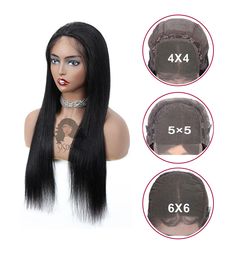 4x4 Lace Closure Wig Styles, Wig Business, Black Straight Hair, Closure Wigs, 360 Lace Wig, Hair Help, Hair Density