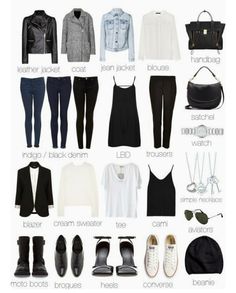 Vetements Shoes, Capsule Wardrobe Women, Basic Wardrobe Essentials, Chique Outfit, Minimal Wardrobe, Capsule Wardrobe Outfits, French Street