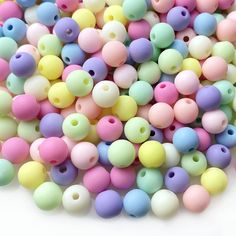 PRICES MAY VARY. Jmassyang 500 Pieces 8mm Candy Color Acrylic Round Frosted Beads Assorted Candy Color Mix Plastic Pastel Matte Loose Spacer Mixed for Jewelry Making Bracelets Necklaces DIY Crafts 

 Adorable gift:
 You can combine these acrylic round beads with letter beads, pearls to make unique friendship bracelets, name necklaces, Headband, cell phone hanging accessories and etc. These craft are ideal gifts for your friends or family on Christmas, Valentines Day, Mothers Day, Anniversary Day Cheap Pastel Beaded Bracelets, Iridescent Round Bracelets With 8mm Beads, Cheap Rainbow Plastic Stretch Bracelet, Iridescent 8mm Round Bead Jewelry, Cute Cheap Multicolor Beads, Pastel Beads, Jewelry Making Bracelet, Bubblegum Beads, Chunky Beads