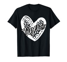 a black t - shirt with the word love written on it