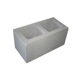 an image of a concrete block with two sinks in it's center and one on the other side