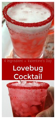 the four different types of valentine's day cocktails