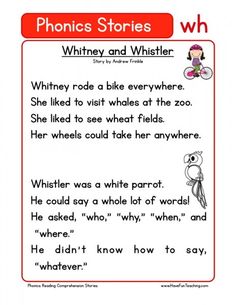 an english worksheet for phonics stories with pictures and words on it