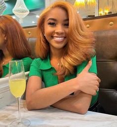 Colors On Black Women Hair, Hair Color Inspo For Black Women, Natural Hair Colored Black Women, Brown Ginger Hair Black Women 4c, Gold Hair Colors On Black Women, Honey Ginger Hair Color Black Women, Medium Brown Hair Black Women, Blonde Ginger Hair Black Women, Ginger Hair Fair Skin