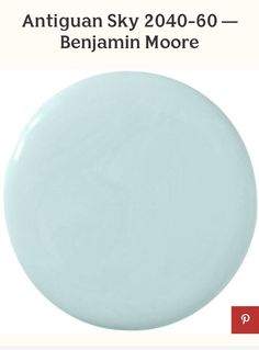 an image of a white paint with the words, antiqua sky 2400 - 60 benjamin moore