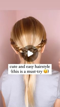 Audrey McClelland on Instagram: "MUST TRY HAIRSTYLE - This is one I’ve done for years on Victoria. 🥰 It’s a goodie.
.
I share all of our fave hair products in my stories and also the link in my bio. 
.
#hairdo #braidideas #braidinspo #braidinspiration #braid #simplehairstyles #simplehair #simplehairstyle #easyhairstyles #easyhairstyle #easyhairstylesforgirls #cutehairstyles #cutehair #hairvideo #hairideas #hairinspo #hairinspiration #hairvideos #hairidea #schoolhairstyles #schoolhair #hairstyles #hair #hairstyle #hairtutorial #hairtutorials" Diy Haircut Layers, Short Hair For Kids, Easy Hairstyles For Kids, Hairstyles Pigtails, Braids Volleyball, Hair With Layers, Diy Haircut, Short Hair Ideas, Try On Hairstyles