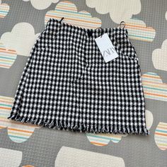 Reposhing This Item I Purchased From @Hilarysnow. Loved It, But Ready To Rotate For Something New. Questions? Leave A Comment Below! Casual Black Houndstooth Mini Skirt, Trendy Black Skirt With Houndstooth Pattern, Trendy Black Houndstooth Skirt, Casual Houndstooth Skirt For Summer, Black Houndstooth Skirt For Spring, Spring Black Houndstooth Skirt, Casual Houndstooth Mini Skirt For Work, Casual Houndstooth Mini Skirt For Spring, Houndstooth Skirt