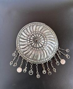 This antique silver fez is a silver bridal fez jewelry used as a headdress for brides during the Ottoman Empire. The intricate design is a testament to the skill of the craftsman who made it. It is an original antique piece dating back to the 1900-1940 period. Perfect for antique collectors. You can use this old antique Ottoman item in home decoration, any collection and different designs. -The items I sell are not new, they are vintage or antique, of course they may have imperfections, I do my Bohemian Silver Headpiece For Wedding, Silver Bohemian Headpieces For Wedding, Handmade Silver Ceremonial Headpiece, Handmade Silver Headpieces For Ceremonial Occasions, Silver Jewelry With Tilla For Traditional Ceremonies, Handmade Bohemian Silver Headpiece, Antique Ottoman, Antique Collectors, Costume Hats