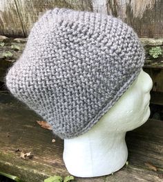 A soft and warm hat in a 50-50 blend of wool and alpaca, great for cold weather wear, in my original Squarehead Hat pattern.   There is a pattern for this item in the Patterns section of my shop:  https://www.etsy.com/listing/65073775/squarehead-hat-pattern Winter Flat Cap For Cold Weather, Warm Gray Bonnet One Size Fits Most, Wool Crochet Winter Hat, Warm Wool Brimmed Hat, Casual Wool Hat One Size, Warm Wool Hats For Cold Weather, Warm Gray Bonnet Cap, Warm Gray Wool Hat, Cozy Gray Warm Hat