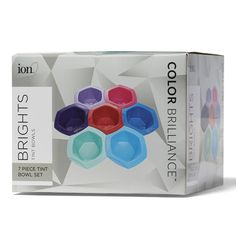 Tint Bowls Set Ion Color Brilliance Brights, Color Palette Combinations, Ion Color Brilliance, Whisks, Sally Beauty, Color Kit, Brush Kit, Fun Color, Mixing Bowls