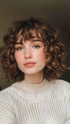 “Looking for a fresh, chic hairstyle that’s easy to manage and full of personality? Check out these 35 cute curly bob hairstyles that will add bounce and flair to your look! From casual, tousled bobs to sleek, defined curls, these styles suit every face shape and vibe. Perfect for anyone ready to embrace their natural curls or add a playful twist to their bob. Click through for endless inspiration! #CurlyBob #BobHairstyles #CuteHairstyles #CurlyHairInspo #HairTrends2024”  Let me know if you’d like more options! Bangs Haircut Curly Hair, Short Permed Hairstyles With Bangs, Short Hair Bangs Curly, Bangs For Short Curly Hair, Short Curly Hair With Bangs And Layers, Short Natural Curly Hair With Bangs, Short Curly Haircut With Bangs, Curly Italian Bob, Curly Bob Round Face